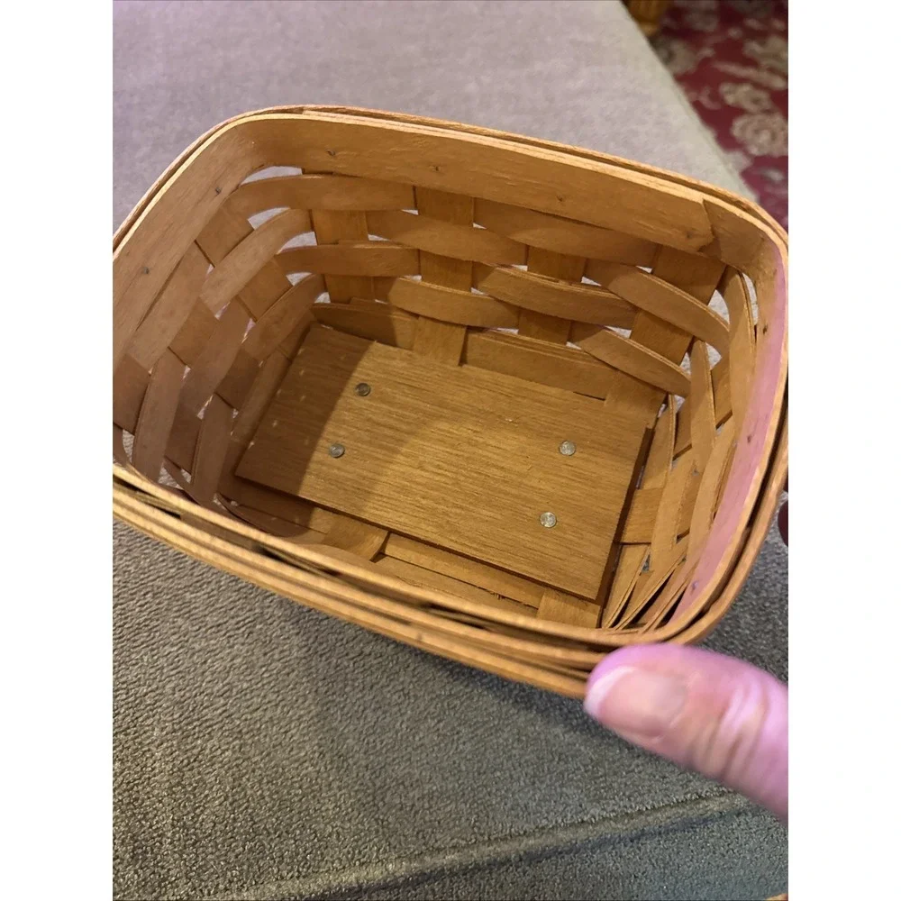 Longaberger Cradle Rocking Basket 1991 Vintage Doll Vintage (TD)